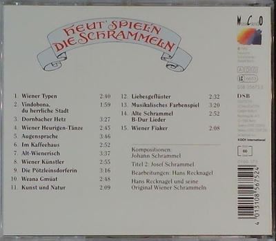 Hans Recknagel und seine Original Wiener Schrammeln - Heut spieln die Schrammeln