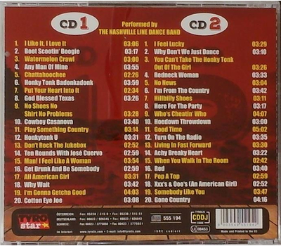 The Nashville Line Dance Band - The Great Country Line Dance Album 40 Hits Folge 1 2CD