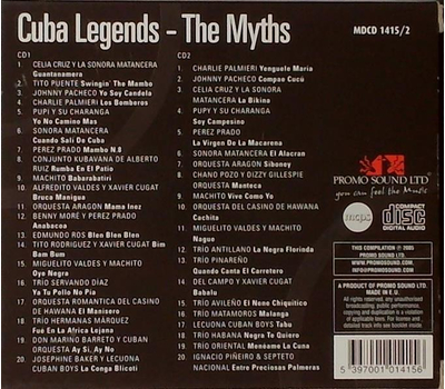 Cuba Lengends - The Myths 2CD