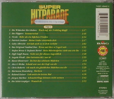 Super Hitparade Folge 3 - 16 volkstmliche Hits & Top-Schlager