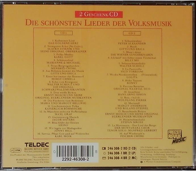 Die schnsten Lieder der Volksmusik / Die Goldene Eins - Die grossen Stars der Volksmusik prsentieren 2CD