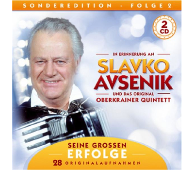 In Erinnerung an Slavko Avsenik und das Original Oberkrainer Quintett - Seine grossen Erfolge Folge 2 28 Originalaufnahmen 2CD