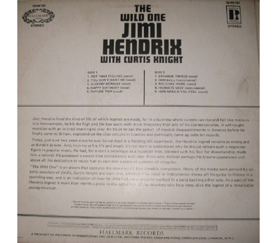 Jimi Hendrix with Curtis Knight - The Wild One... LP 1972 Neu