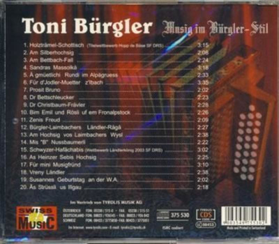 Toni Brgler - Musig im Brgler-Stil