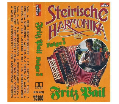 Fritz Pail - Steirische Harmonika Nr. 3 Instrumental 1986 MC Neu
