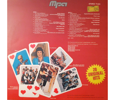 20 Volkstmliche Hits - 20 Original Hits LP