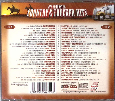 Die schnsten Country & Trucker Hits 2CD