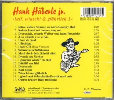 Hank Hberle Jr. - laif, wiascht & gfhrlich Folge 1 CD