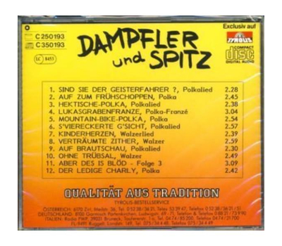 Dampfler & Spitz - S viereckerte Gsicht
