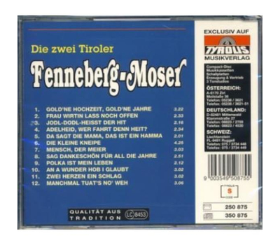 Die zwei Tiroler Fenneberg-Moser - Lieder die man gerne hrt
