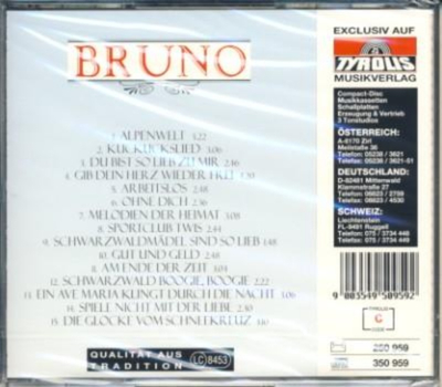 Bruno - Lieder, die das Leben schrieb