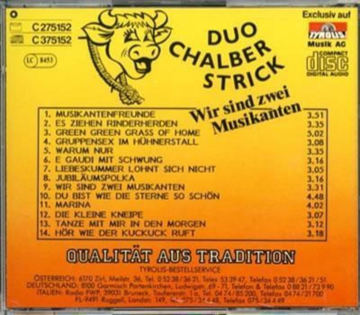 Duo Chalberstrick - Wir sind zwei Musikanten