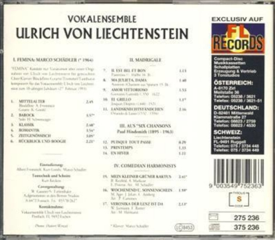 Vokalensemble Ulrich von Liechtenstein - Femina