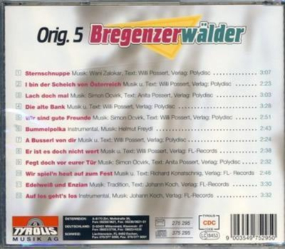 Orig. 5 Bregenzerwlder - A Busserl von Dir