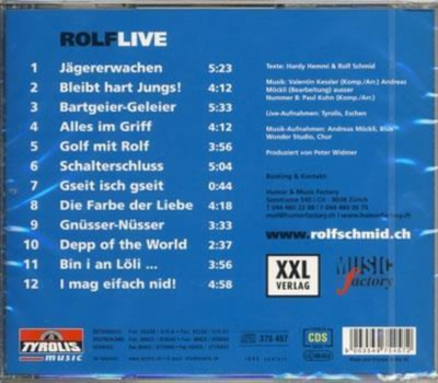 Rolf Schmid - Rolf Live