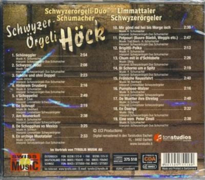 Schwyzerrgeli-Duo Schumacher & Limmattaler Schwyzerrgeler - Schwyzer-rgele Hck