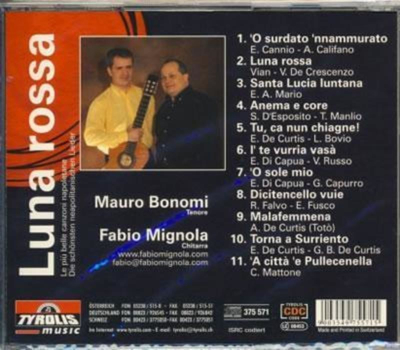 Mauro Bonomi & Fabio Mignola - Luna Rossa