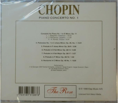 Georgisches Festival Orchester - Chopin, Piano Concerto No. 1
