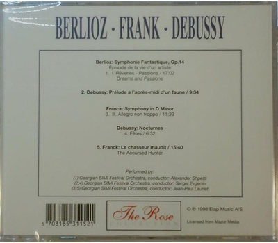 Georgisches Festival Orchester - Berlioz Frank Debussy