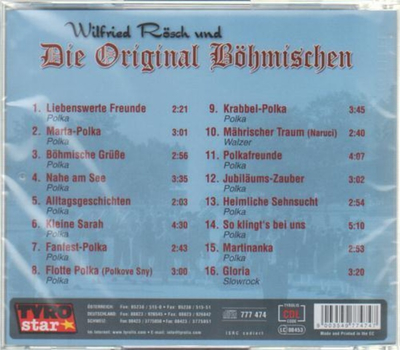Wilfried Rsch und Die Original Bhmischen - Ihre schnsten Instrumental Melodien