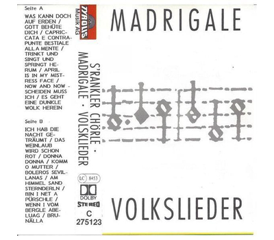Rankler Chrle - Madrigale Volkslieder