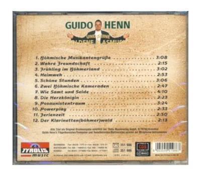Guido Henn und seine Goldene Blasmusik - Bhmische Musikantengrsse