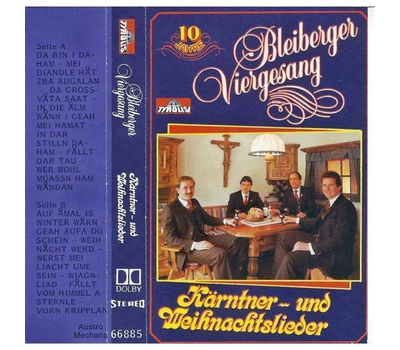 Bleiberger Viergesang - Krntner- und Weihnachtslieder 10 Jahre