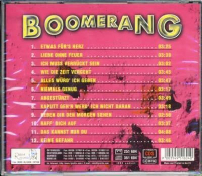 Boomerang - Etwas frs Herz