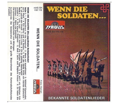 Blasorchester Kameradschaftsbund Frankfurt - Wenn die Soldaten... Bekannte Soldatenlieder MC Neu