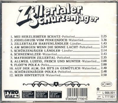 Schrzenjger (Zillertaler) - Unsere volkstmlichen Lieblinge Folge 1 CD