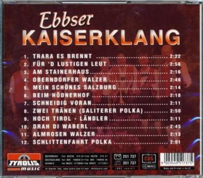 Ebbser Kaiserklang - Schneidig voran Instrumental