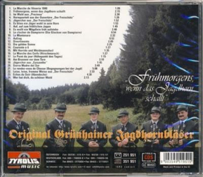 Original Grnhainer Jagdhornblser - Frhmorgens wenn das Jagdhorn schallt