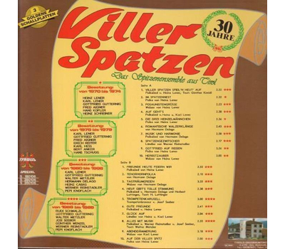 Orig. Viller Spatzen - 20 Top Volltreffer Ihre grssten Erfolge LP Neu