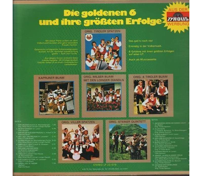 Die goldenen 6 und Ihre grten Erfolge 1979 LP Neu