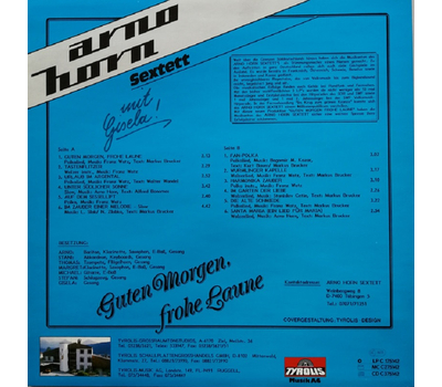 Arno Horn Sextett - Guten Morgen, frohe Laune LP