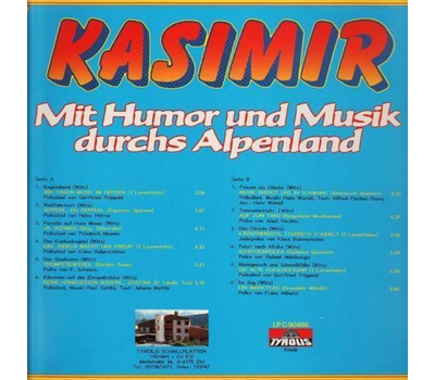 Kasimir - Mit Humor und Musik durchs Alpenland 1988 LP Neu