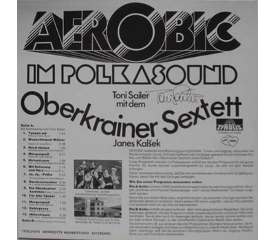 Sailer Toni & Oberkrainer Sextett Janes Kalsek - Aerobic im Polkasound LP Neu