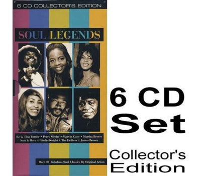 6 CD Collectors Edition - Soul Legends 96 Titel