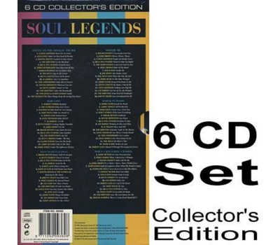 6 CD Collectors Edition - Soul Legends 96 Titel