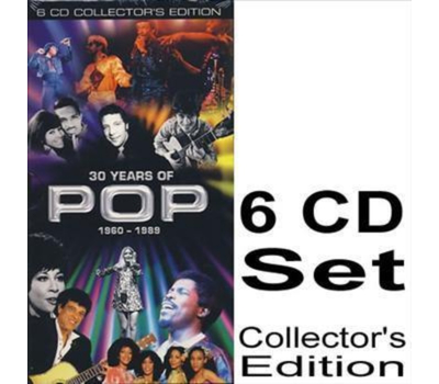 6 CD Collectors Edition - 30 Years of Pop 1960-1989 94 Titel