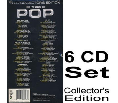6 CD Collectors Edition - 30 Years of Pop 1960-1989 94 Titel