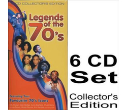 6 CD Collectors Edition - Legends of the 70s 96 Titel