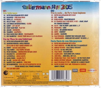 Ballermann Hits 2005 (2CD)