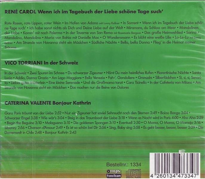 Die Groen Schlager Stars - Rene Carol, Caterina Valente, Vico Torriani (3CD)