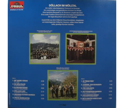 Trachtenkapelle Dllach - Sang und Klang aus Dllach 1978 LP Neu