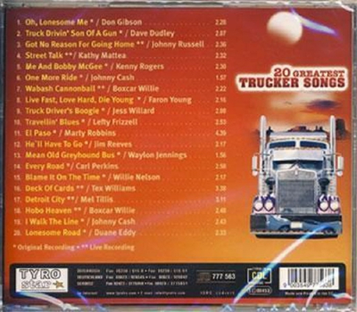 20 Greatest Trucker Songs Volume 1