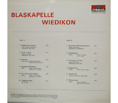 Blaskapelle Wiedikon LP 1973