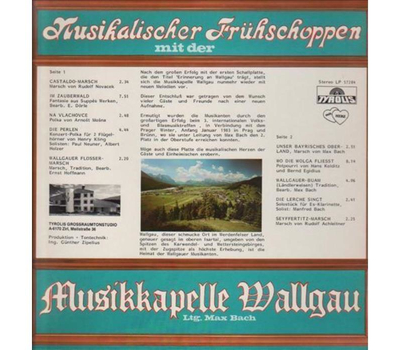 Musikkapelle Wallgau - Musikalischer Frhschoppen 1984 LP Neu