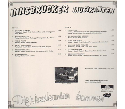 Innsbrucker Musikanten - Die Musikanten kommen 1984 LP Neu