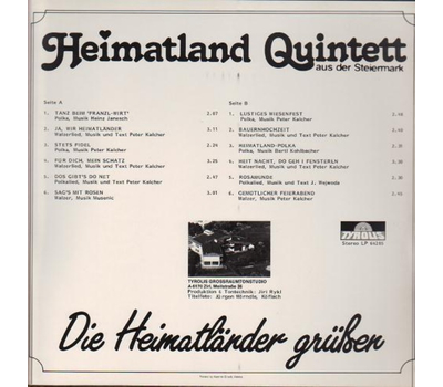 Heimatland Quintett - Die Heimatlnder gren 1985